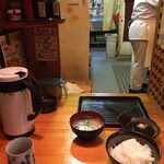 天ぷら定食 どこ - 店内の様子