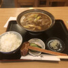 Soba Dokoro Yabu - カレー南蛮そば850円半ライス150円