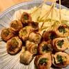 Sumibi Yasai Makikushi to Gyoza Hakata Uzumaki Nagasaki Shianbashi Ten - 野菜串5本