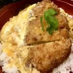 Katsu Fuku Takamatsu Haruhi Ten - カツ丼アップ。つゆだくだくでなくて良かったです。