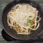 はなまるうどん - かけうどん（小）、天かす入れました