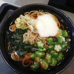 Nadai Fuji Soba Seibu Shinjuku Ten - オクラとろろそば￥470