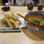 豊前裏打会 饂飩酒場さるぅ - ごぼう天とかけうどん