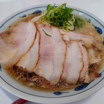 Manryo Riki Ishi Hamaotsu Ten - 令和2年8月 醤油ラーメン 770円 平日ランチタイム トッピングチャーシュー 無料