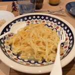 Enoteca ORCIA - 柑橘系ソースのパスタ。残しました