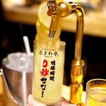 0 Byo Lemon Sour Sendai Horumon Yakiniku Sakaba Tokiwatei Hiratsuka Ten - 飲み放題の大革命！0秒レモンサワータワーはどれだけ飲んでも、60分500円(税抜)です♪