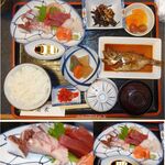 Hanatomo Shokudo - （松）さしみ定食1,800円。花友食堂(西尾市吉良町)