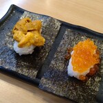 Kappa Sushi Koriyama Minami Ten - ウニとイクラの包み