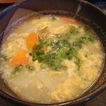 Shokujidokoro Shunsai Tei - 塩白湯幅広麺。