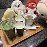 ナナズグリーンティー - 抹茶モチラテとほうじ茶ラテだよ。