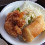 好香再来　趙さんのお店 - 鶏の唐揚げと春巻