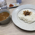 Top's cafe Seibu Higashitsuka Ten - カレーセット(オニオンチキンカレー)