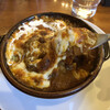 ヴァンカム - 料理写真:ハンバーグとカレーソースのチーズドリア