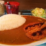 Niagara - カツカレー 990円、大森券(ライス＆ルウ大盛) 200円、コールスロー 180円