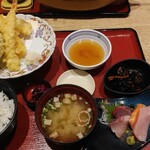 Konpira Maru Fukushige Ten - 天ぷら定食1280円