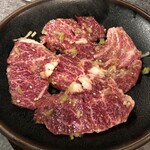 焼肉 山水苑 - 和牛上ハラミ（塩ダレ）