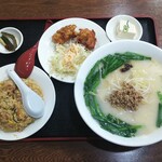 Hon-kaku Chinese Kissho Rou Amagasaki Ten - 台湾ラーメン定食650円