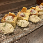 Koshitsu × Bistro Borghini Shinbashi Ten - ＊ お通し