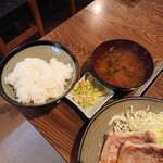 てらうち - 定食3点セット。