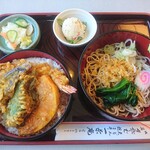 Issa An Miyama Ten - 天丼セット