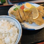 Shokujidokoro Tanpopo - ホッキフライ定食（2個）