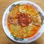 Nara Ya - 出来たー！見た目は一蘭というより熊本ラーメン桂花に近い！