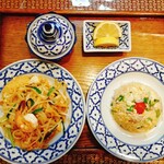 Sea Thai - ランチD パッタイ＋炒飯