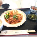 美里ロイヤルゴルフクラブ - しょうが焼き御膳