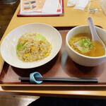 ラーメン亭　あおい - ピリ辛レタスチャーハンセット