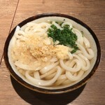 Wa Bistro SAKU Idabashi Ten - かけうどん（温）（麺大盛り）