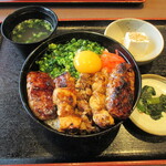 Yakitori no Oogiya Urawa Misono Ten - 鶏つくね卵とろ～り丼