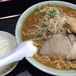 Fuku Ju - 味噌ラーメン 小ライス