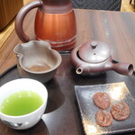 日本茶カフェ 一葉 - 玉露たっぷりの煎茶　セット