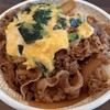 すき家 - オム牛丼(大盛)　￥650