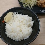 Densetsu no Sutadon Ya Wing Kitchen Kanazawa Hakkei Ten - ご飯少なめにしてもらうとこのくらい。