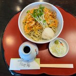 Teuchi Soba Shoei An - 桜えびのぶっかけそば(1390円)です。