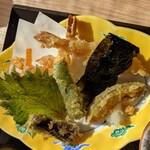 Japanese cuisine  Gion Hirata - 天麩羅アップ