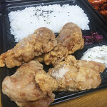 からあげの店 ドラゴン - からあげ弁当（大・塩味）