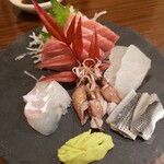 Wa no Shoku Sushi Yamamura - 刺身盛り合わせ