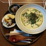 會津屋 - 山菜おこわ雑炊の朝定食