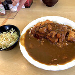 Curry & Hamburger Steak Yamato - カツカレー大盛り