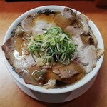 Daiichi Asahi Tokusei Ramen - 肉入りセット1150円　(肉入ラーメン)