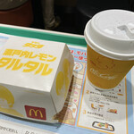 McDonald's Kitasenju Nishiguchi Ten - チキンタツタ 瀬戸内レモンタルタル、コーヒー