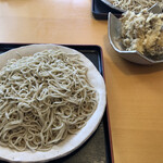 Soba Tetsu Hon Ten - おおもりそばと舞茸の天ぷら