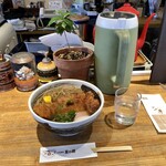 お食事処　星の郷 - 美星豚のカツそば　９００円（税別）