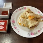 Taiwan Cha Cafe Haochun Sabou - 葱油餅