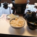 梅の花 - たけのこご飯