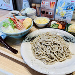 蕎麦居酒屋と和菓子の店 京乃北 - もりそばと海鮮丼