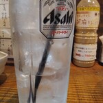 やきとり 山長 - ホッピーの中200円(金宮焼酎)おかわり1杯目