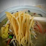 Oshokuji Dokoro Azuma - 本場長崎ちゃんぽん麺！つるっとしたストレート麺も良いもんだねー！